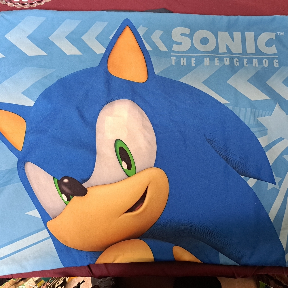 Sonic The Hedgehog Standard Pillow Sham